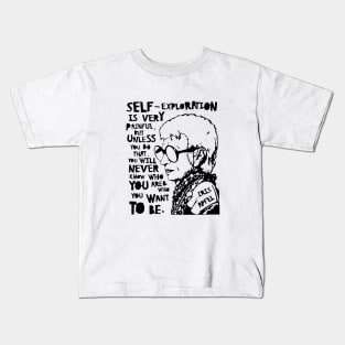 Iris Apfel Self Exploration Kids T-Shirt